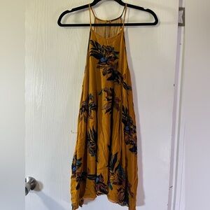 Entro - Girl’s Mustard Yellow Spaghetti Strap Top